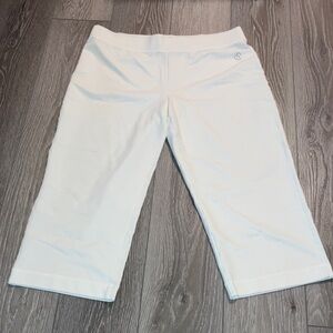 Christine Alexander White Cropped Pants
